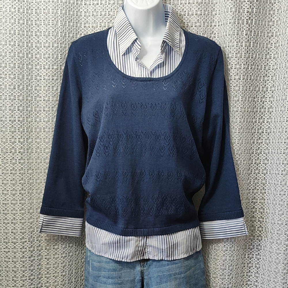 Navy Blue Women's Sweater